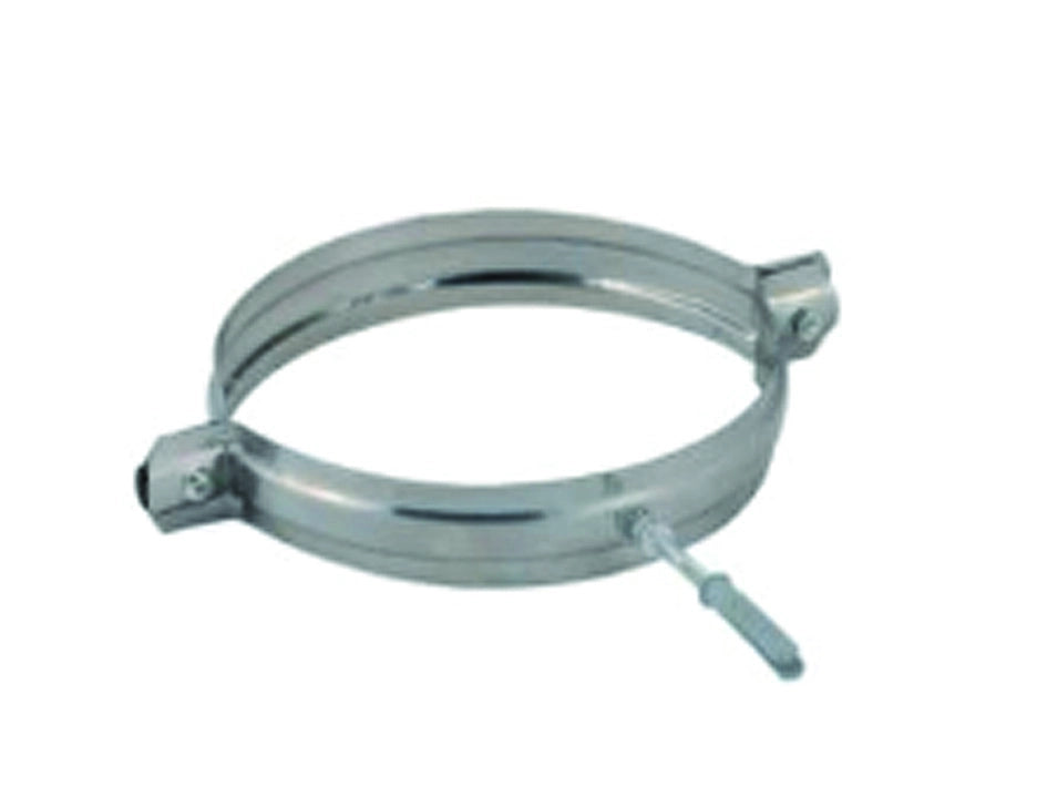 COLLARE REGGITUBO IN ACCIAIO INOX AISI 304 MONOPARETE SPESSORE MM.0,5- - ø mm.140 - 5 pezzi
