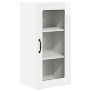 Pensile da cucina | Mobile in vetro da parete LUCCA Bianco Lucido 40 x 31 x 80 cm