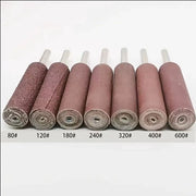 Set di 7 manici cilindrici per carta abrasiva smerigliatrice poliuretano smerigliatrice carta abrasiva manico a stantuffo smerigliatrice