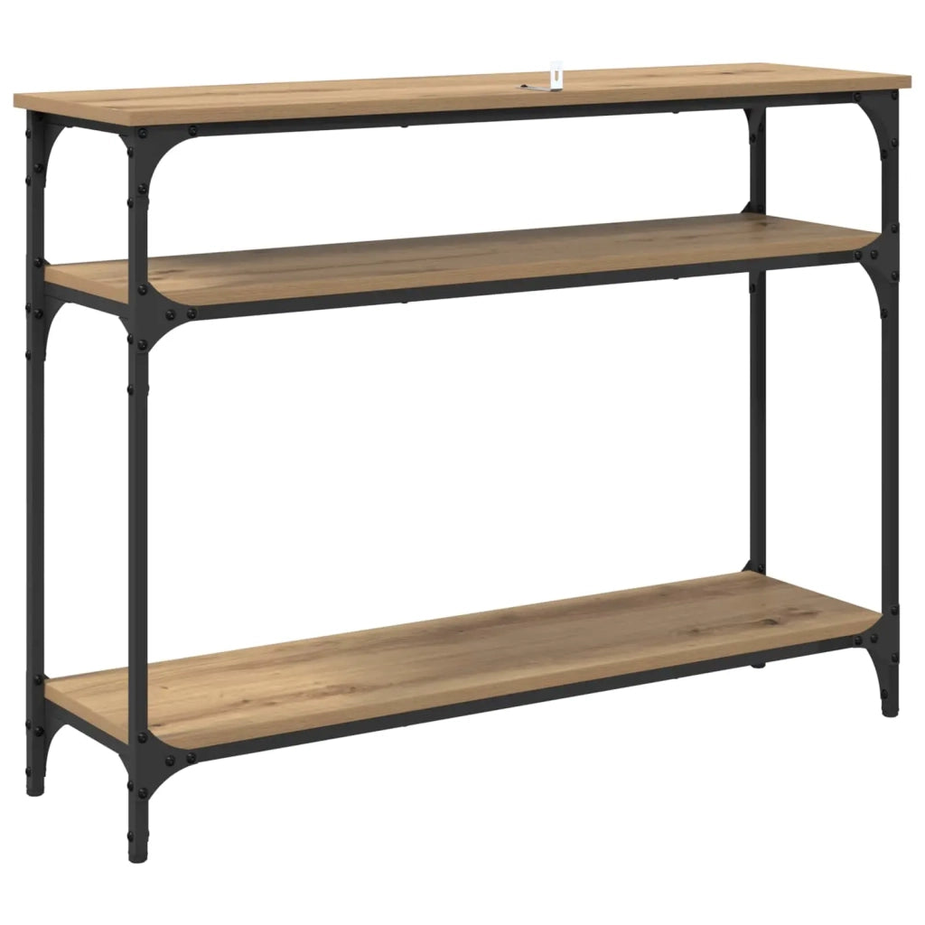 Tavolo consolle Rovere artigianale 100 x 29 x 75 cm