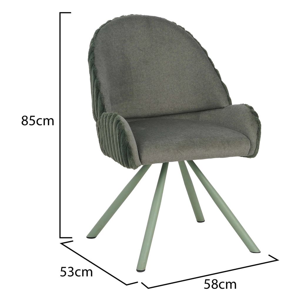 Kinna, Sedia 2 Sedie, Verde