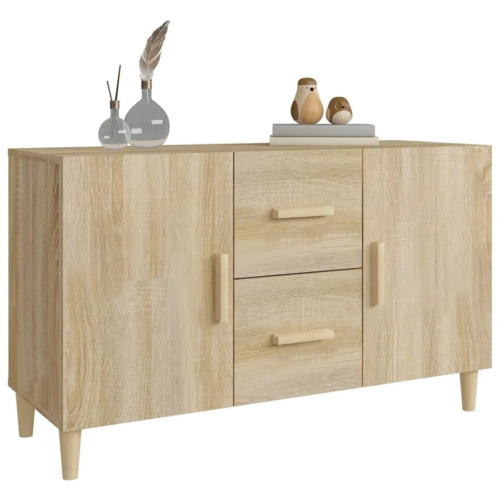 Credenza Rovere Sonoma 100x36x60 cm in Legno Multistrato 812513