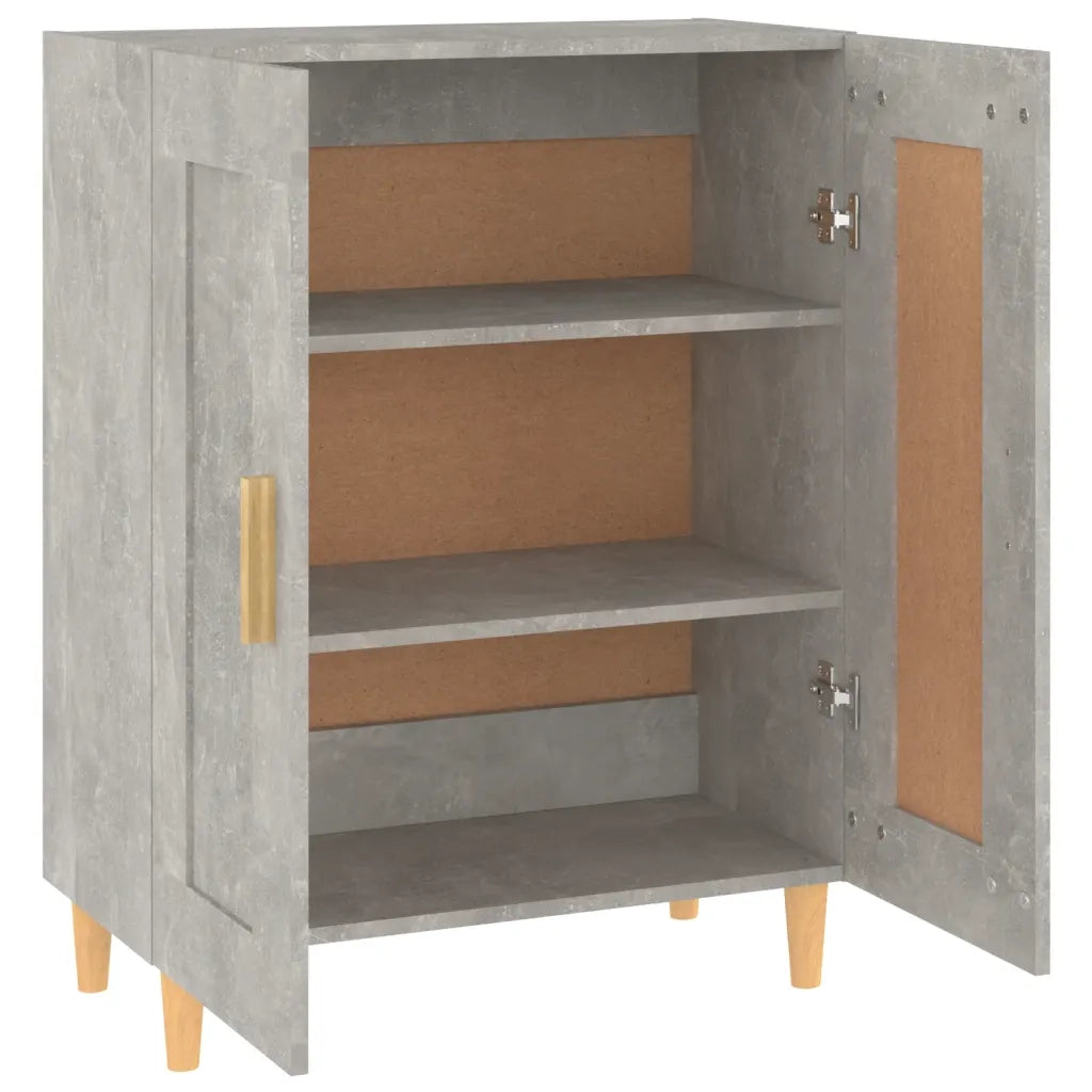 Credenza Grigio Cemento 69,5x34x90 cm in Legno Multistrato cod mxl 27807