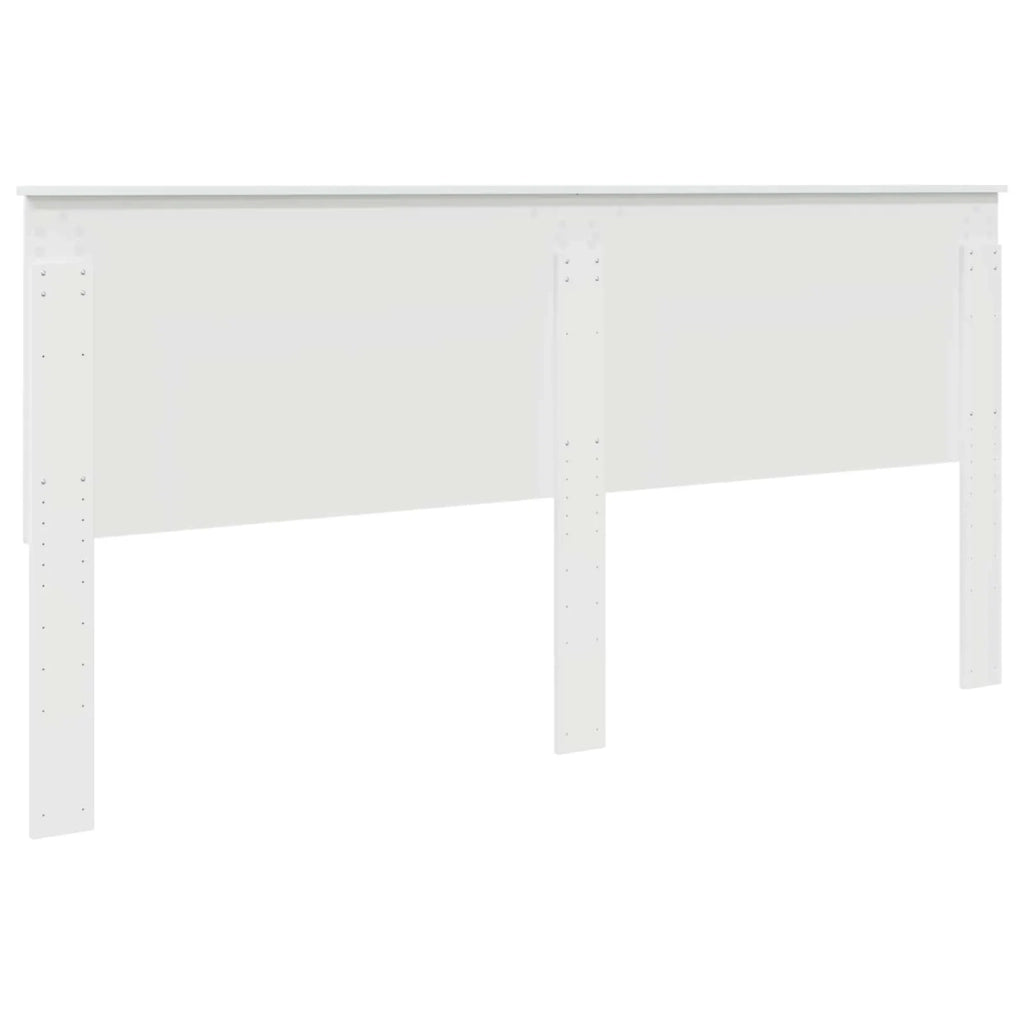 Testiera con testiera Bianco Lucido 200 cm Legno multistrato 887719