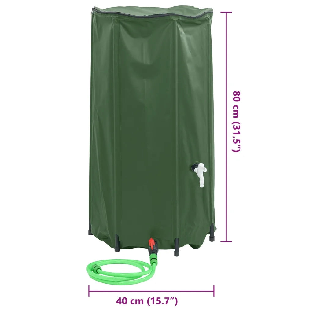 Serbatoio Acqua con Rubinetto Pieghevole 100 L in PVC CFW2526688