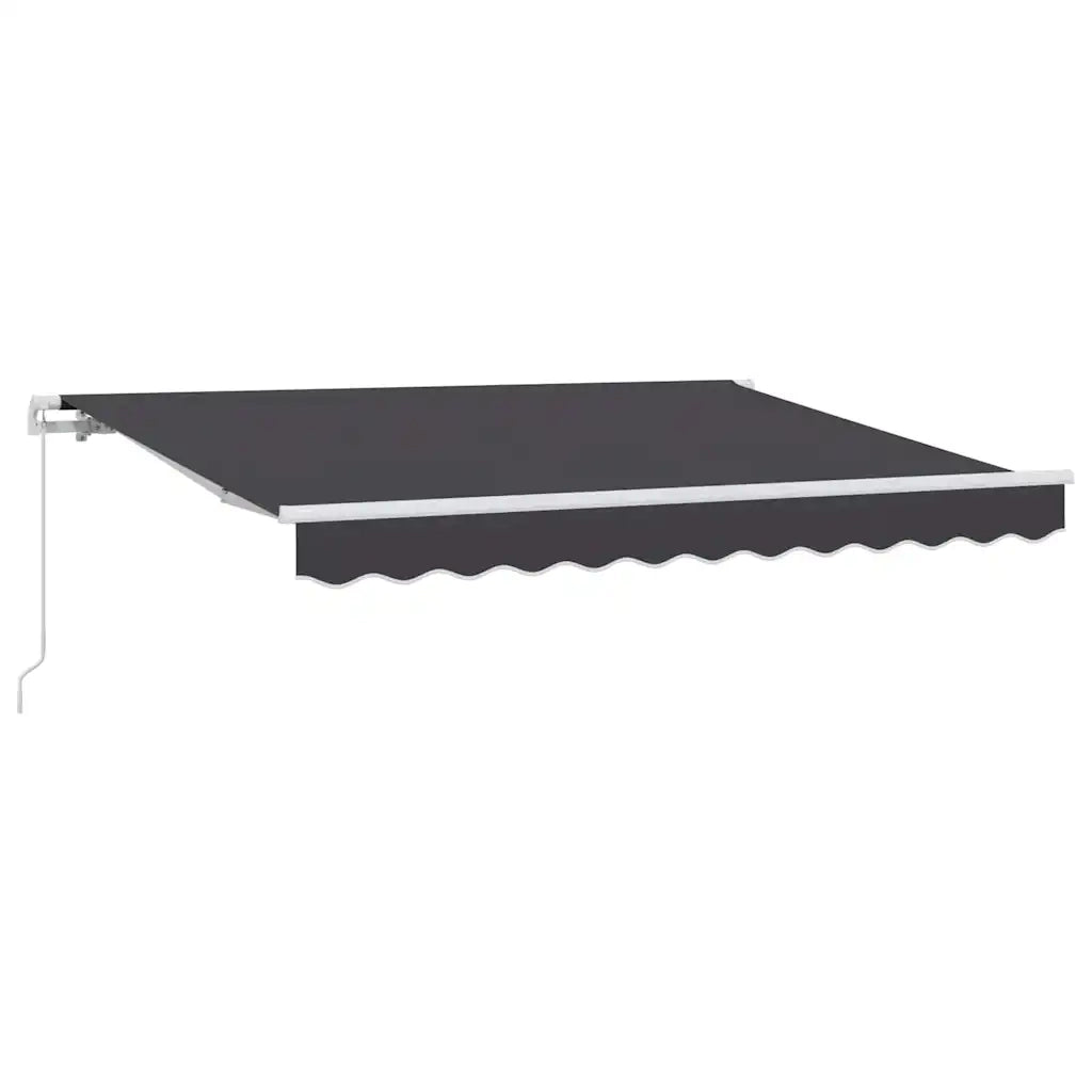 Tenda Retrattile Antracite 250 x 200 cm Tessuto 3329369