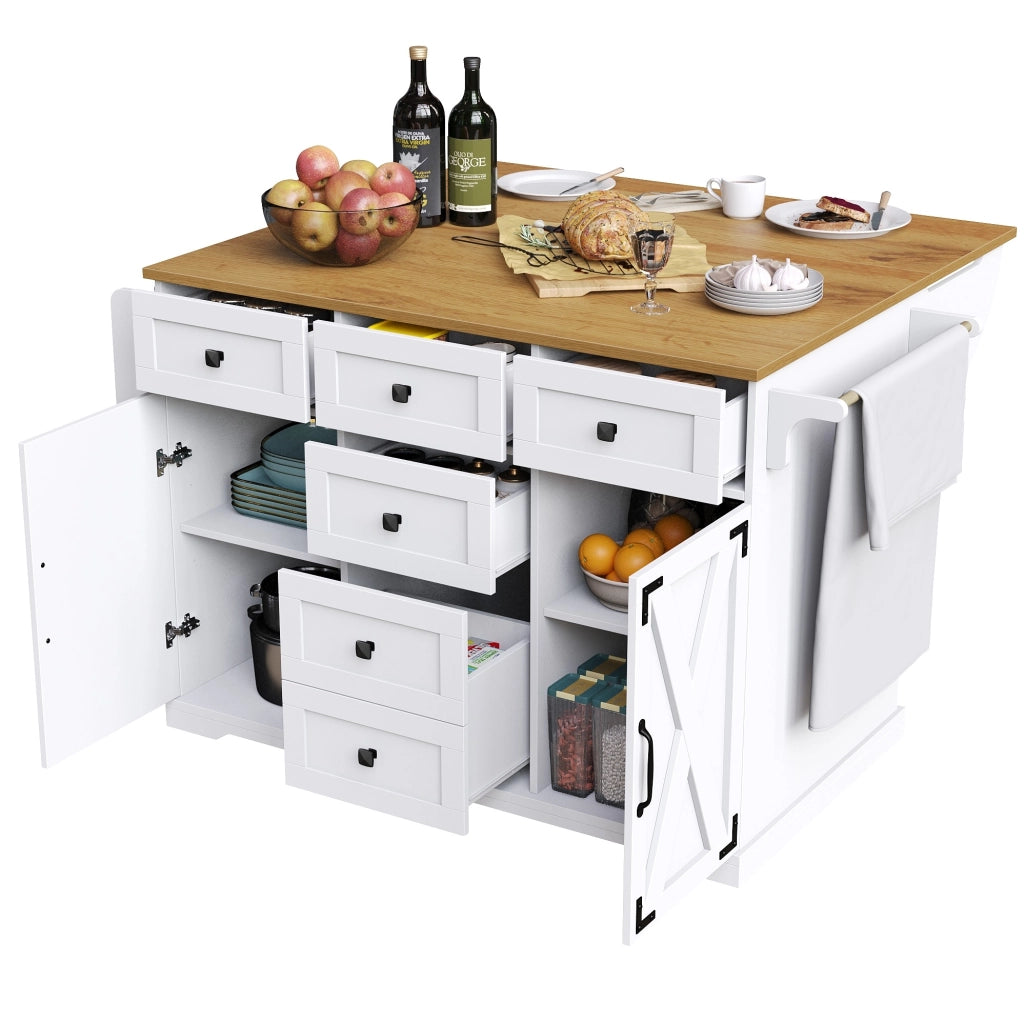 Carrello portavivande pieghevole 147x70x93 cm; design salvaspazio in MDF e metallo bianco