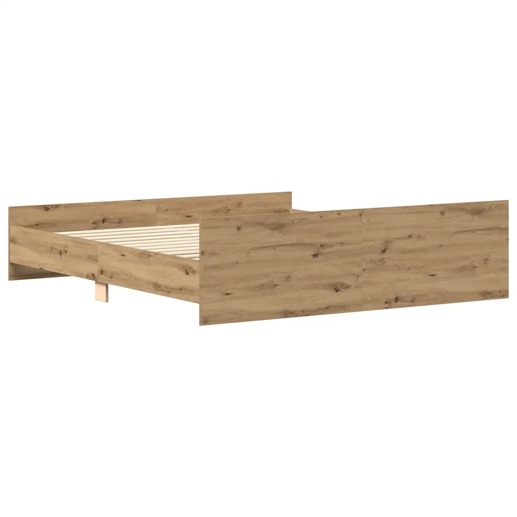 Giroletto senza Materasso Rovere Artigianale 160x200 cm 3328755