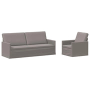 Set di divani 2 pcs Tortora Tessuto 3433168