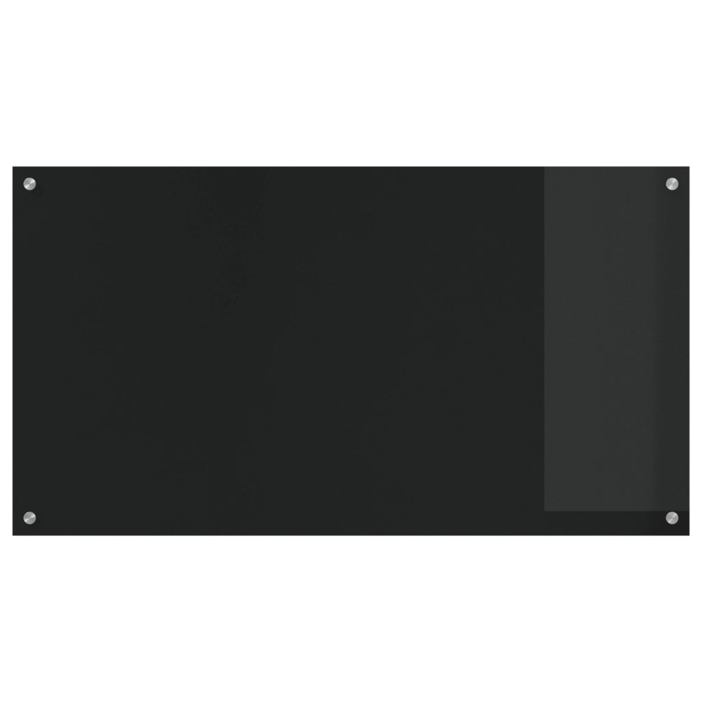 Schienale cucina  Nero 110x60x0,6 cm in vetro temperato