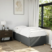 Giroletto senza Materasso Grigio Scuro 90x190 cm Tessuto 3284695