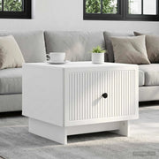 Tavolino da salotto Bianco 49 x 50 x 40 cm Legno ingegnerizzato 894045