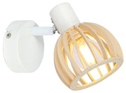 Applique Candellux Atarri 91-68019 bianco MDF E14 1 luce
