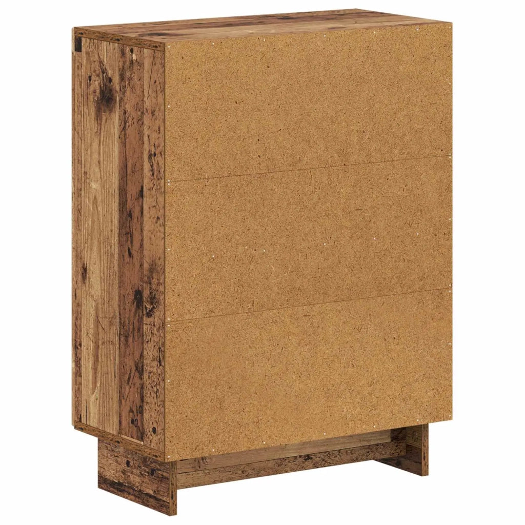 Mobiletto da Bagno EDE Legno antico 59,5 x 31 x 80 cm 895963