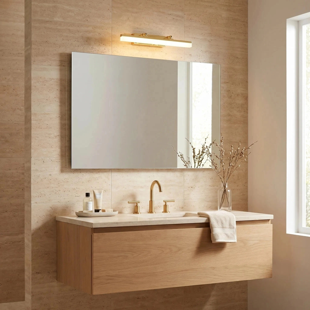 Applique Da Bagno Led App1872 40 Cm Gold