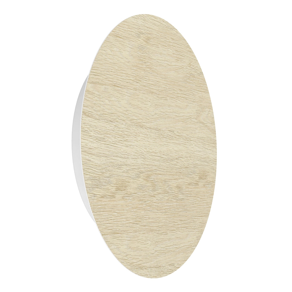Applique Contemporanea Alamilo Acciaio Bianco Luce Led Integrato 9,2W