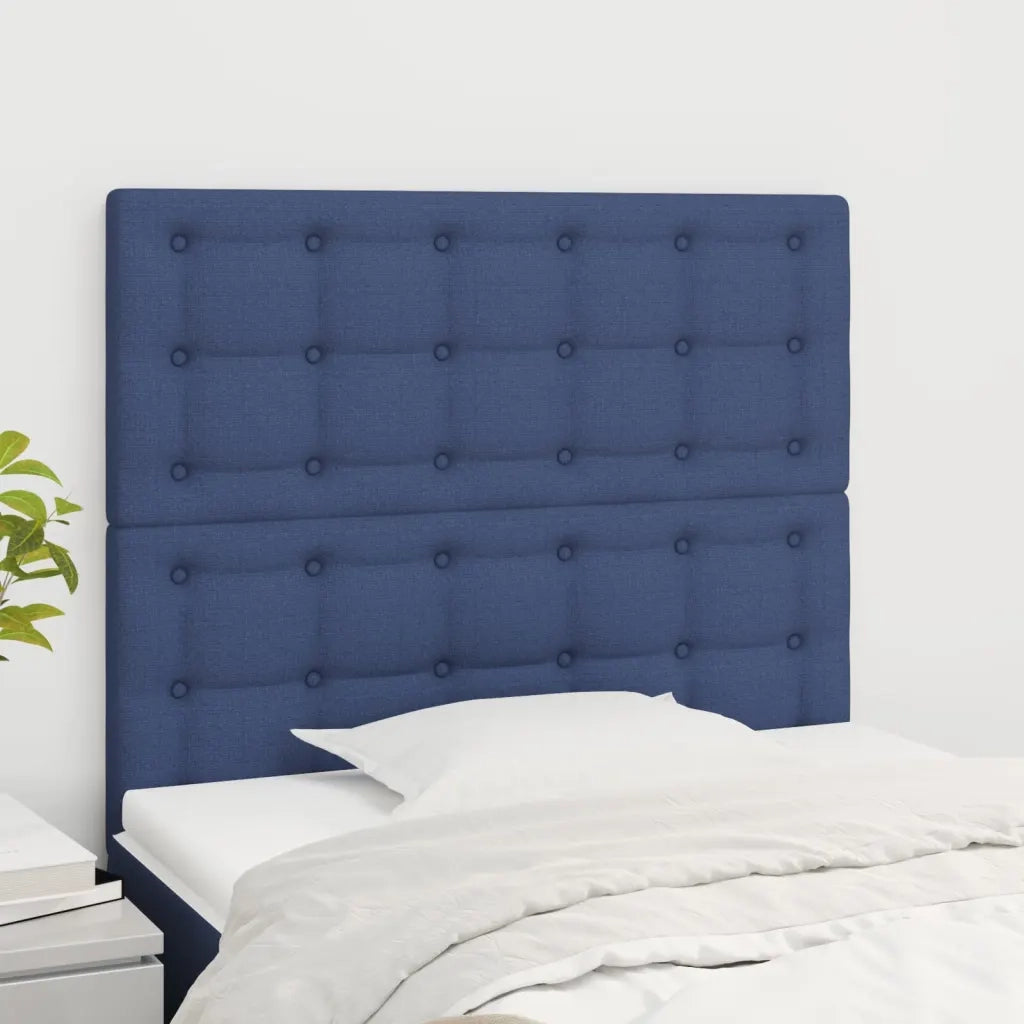 Testiera Blu 80x5x118/128 cm Tessuto 3116746