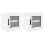 Set di 2 pensili da cucina 40 x 31 x 40 cm design moderno pratici contenitori in legno composito bianco 02_0053864