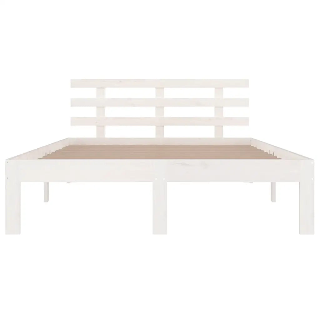 Giroletto Bianco in Legno Massello 120x190 cm Small Double 814725