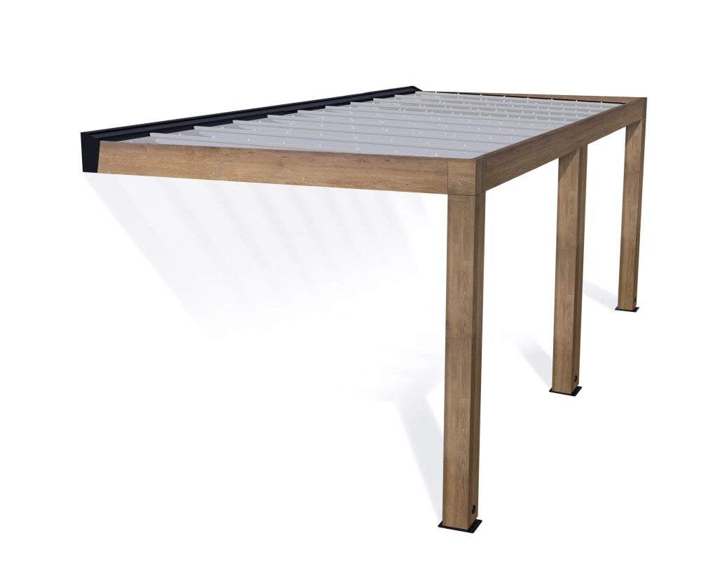 Pergola Helsinki 3X6.6 m Pergola in legno di cedro