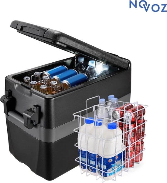 Cassa di Raffreddamento Elettrica 12V 230 Volt - Cassa di Raffreddamento Elettrica per Auto - Capacità 32L - Adatto a 12V e 24V