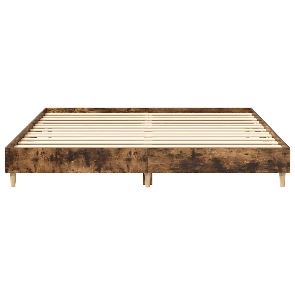 Giroletto senza Materasso Rovere Fumo 160x200 cm in Truciolato