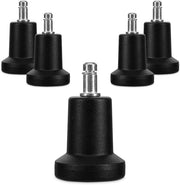 Set di 5 Gomme di Supporto per Sedie - Sostituisci i Pneumatici - 11/22 mm - Nero