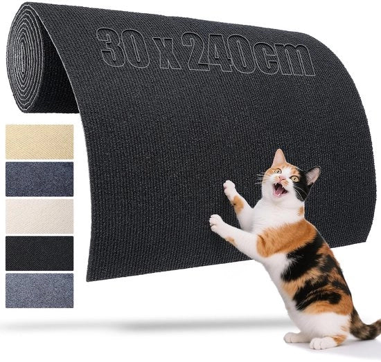 Matto di protezione autoadesivo 240 x 30 cm per gabbie per cani e gatti protezione contro graffi per parete mobili per cani e gatti