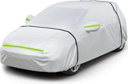 Copertura per auto in autoadesivo - Copertura per auto in PVC - Copertura per auto in tessuto - Copertura per auto in tessuto con cerniera - Copertura per auto in tessuto con cerniera e maniglie per trasporto