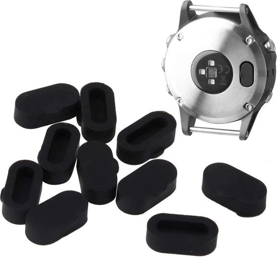 Set di coperture per connettori anti-dust in silicone per schermo protettore per orologio intelligente.