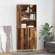 Credenza-Buffet-Armadio da cucina Legno vecchio 69,5 x 32,5 x 180 cm Legno multistrato 650465