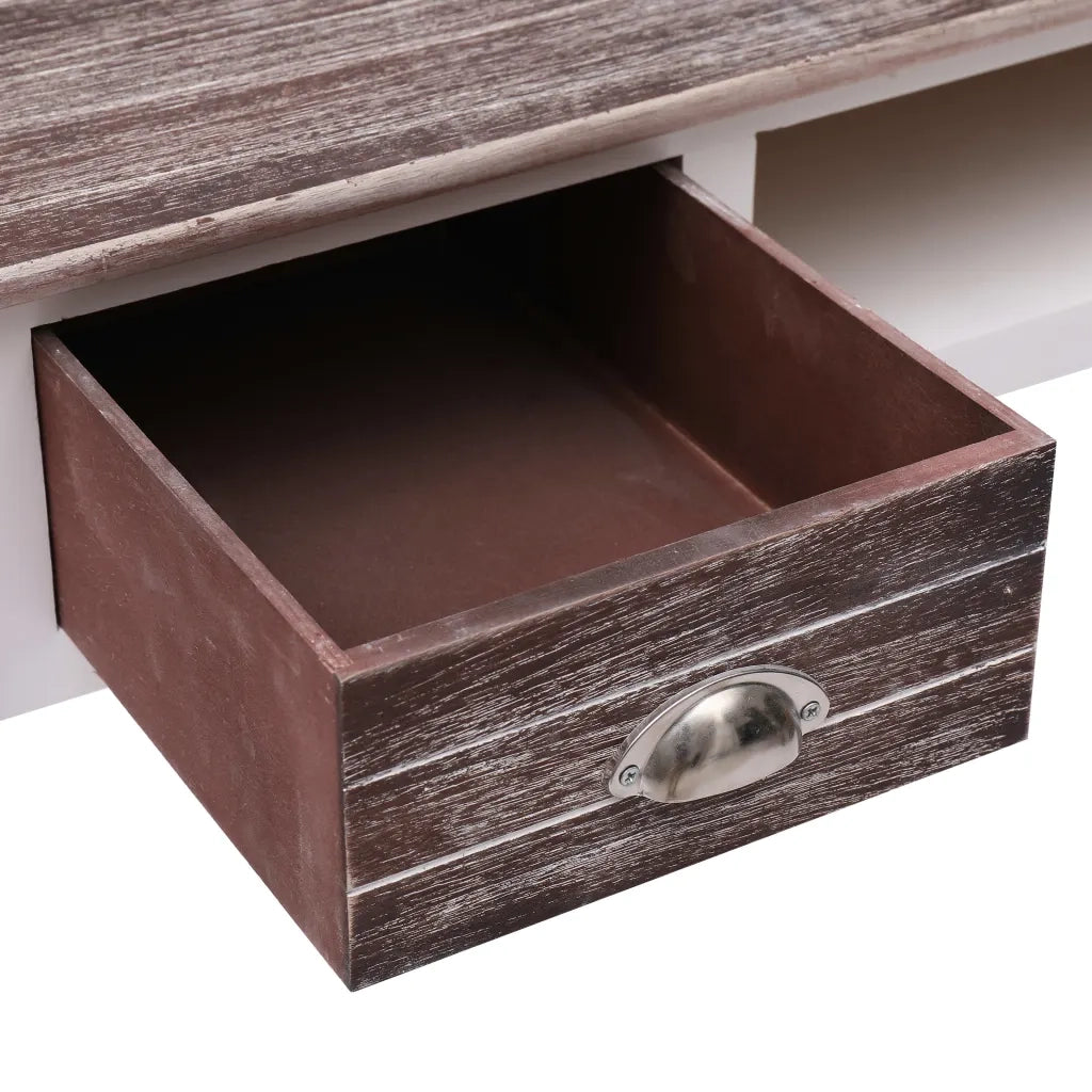Scrivania Marrone 110x45x76 cm in Legno cod mxl 64502