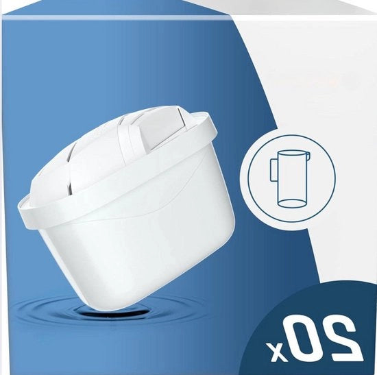 Kit di filtrazione dell'acqua standard con 20 filtri a carbone attivo e adatto per il filtro dell'acqua della bottiglia - 1-pack filtro dell'acqua della presa d'acqua