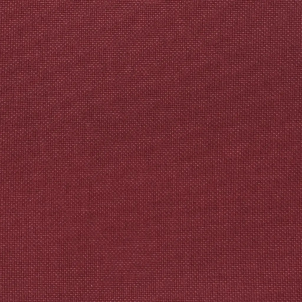 Sedie da Pranzo Girevoli 2 pz Rosso Vino in Tessuto