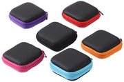 Organizzatore portatile 6 pezzi - Protezione auricolare - Impermeabile - Resistente allo shock - Resistente alla sporcizia - Dimensioni 7,5x7,5 cm - Protezione per orecchie