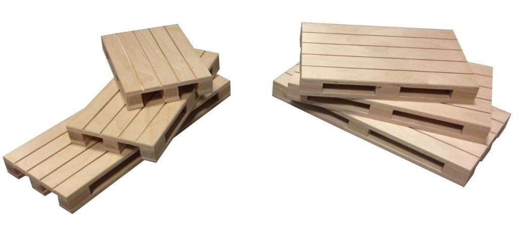 Tagliere da cucina in legno forma pedana pallet 15 x 40 cm