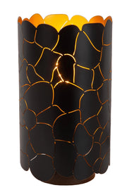 Lampada da tavolo ALMELO nero/oro 1xE27 Lucide