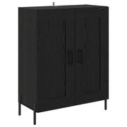 Credenza | Madia | Buffet da pranzo | Armadio da pranzo Rovere Nero 69,5 x 34 x 90 cm