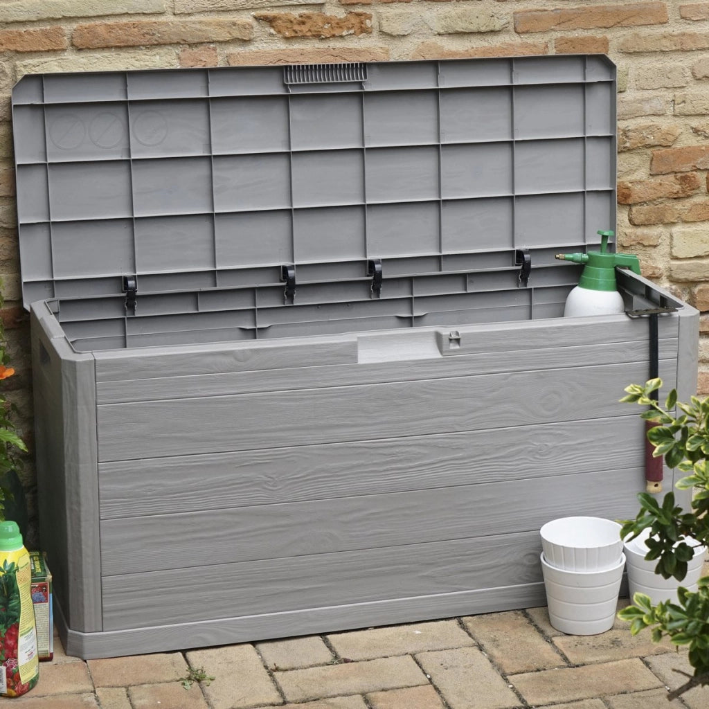 MULTIBOX WOODYS 280L C/RUOTE 117X45XH56 GRIGIO- PLASTMECCANICA- 1,0 pz