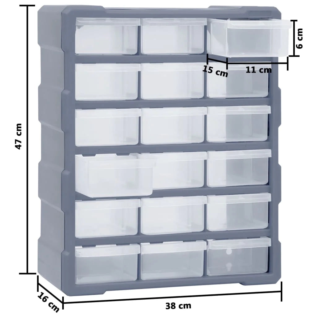 Organizer multi-cassetto con 18 cassetti centrali 47 cm 02_0003250