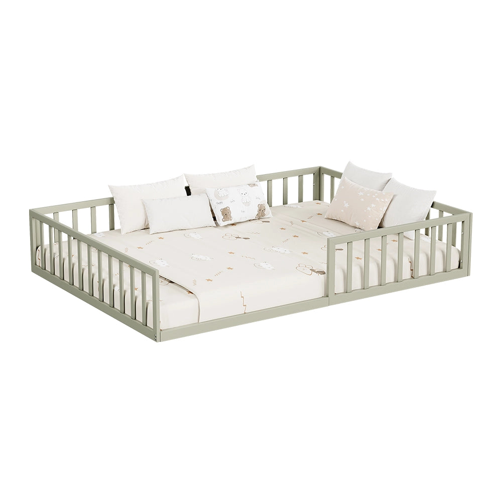 Vitalispa Letto per bambini Grigio 205 x 145 cm senza materasso