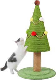 Kerstboom Krabpaal per Gatti - Giocattolo per Animali Domestici Compatibile con Natale