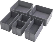 Set di Archiviazione da 6 per Armadi - Organizzatori per Intimo, Calze e Accessori