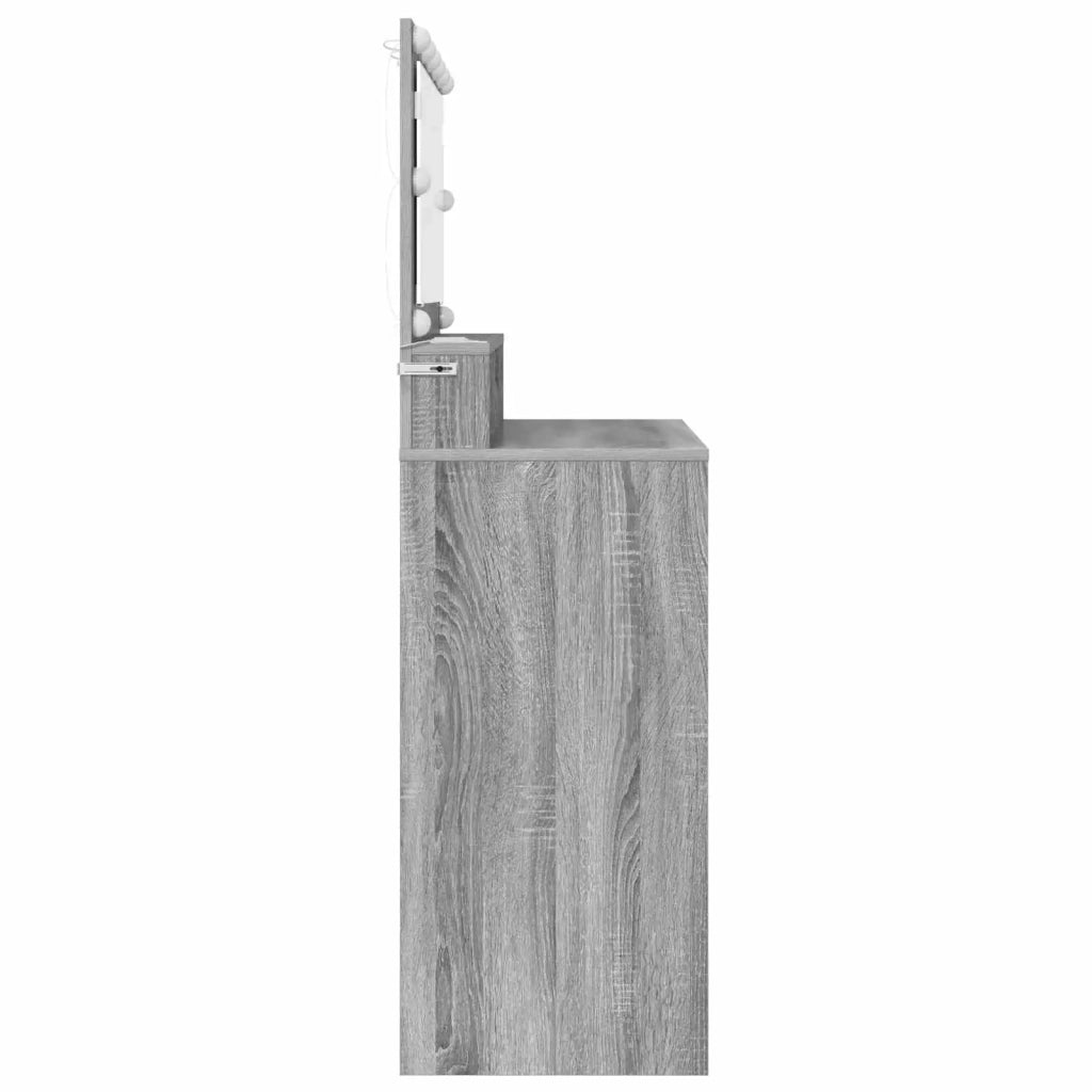 Tavoli da Trucco per Camera da Letto con cassetto Grigio Sonoma 888973