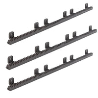 Kit 3 cremagliere da 1 metro per cancelli scorrevoli in nylon m4 crm2