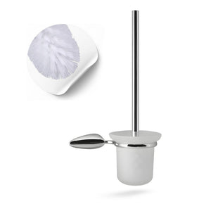 Set 9 pezzi accessori da bagno odissea acciaio cromato dal design moderno