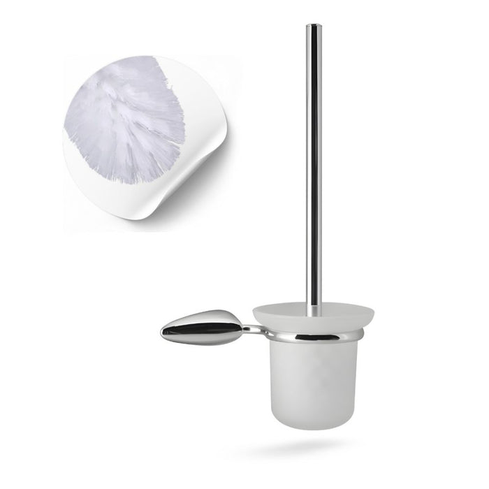 Set 9 pezzi accessori da bagno odissea acciaio cromato dal design moderno