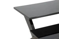 Tavolinetto 2 Livelli Nero Cm 60X60X60