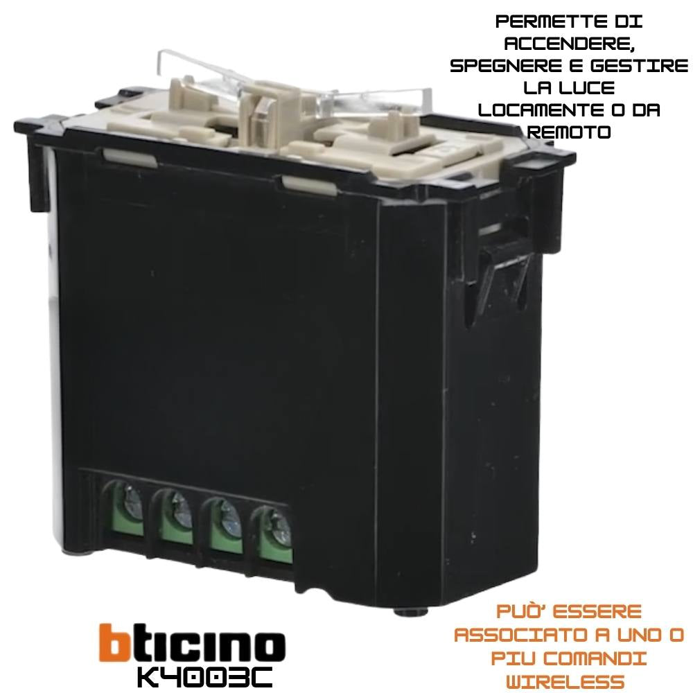 Bticino living now k4003c deviatore connesso smart per controllo luci