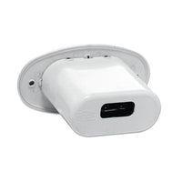 Tromba elettrica ovale da incasso per motoscafi colore bianco db 107